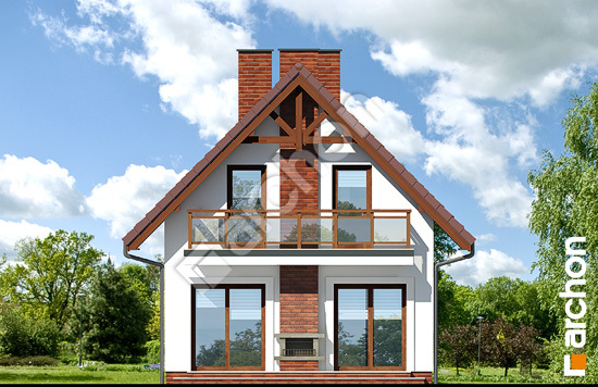 Дворовой фасад Дом в сон-траве