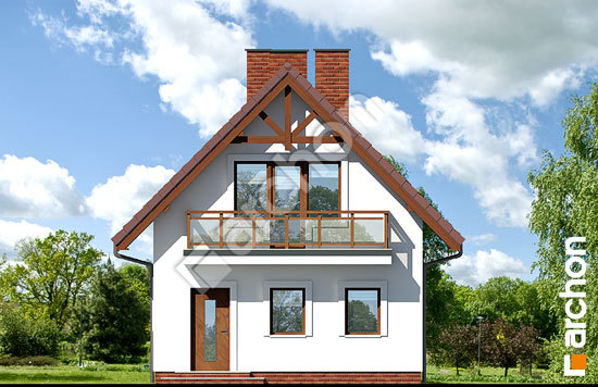 Передній фасад Будинок в сон-траві