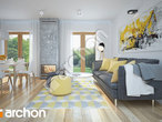 Проект будинку ARCHON+ Будинок в сон-траві денна зона (візуалізація 1 від 2)