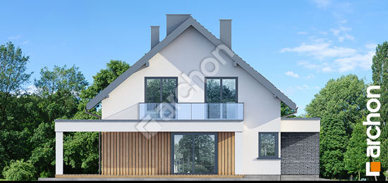 Боковой фасад Дом в нефрисах (Г2)