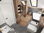 Проект дома ARCHON+ Дом в нефрисах (Г2) визуализация ванной (визуализация 3 вид 4)