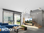 Проект дома ARCHON+ Дом в нефрисах (Г2) дневная зона (визуализация 1 вид 4)