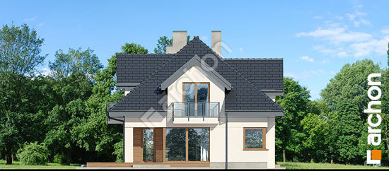 Бочний фасад Будинок в сливах 5 (Г)