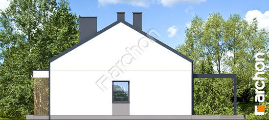 Бочний фасад Будинок на лузі 3