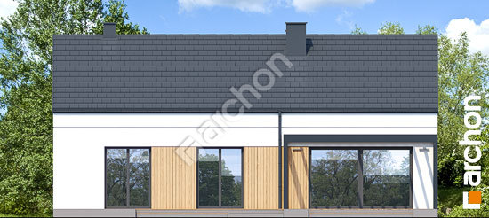 Дворовий фасад Будинок на лузі 3