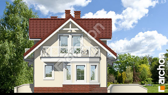 Бочний фасад Будинок у перлівці вер.3