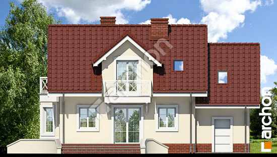 Дворовой фасад Дом в перловнике вер.3