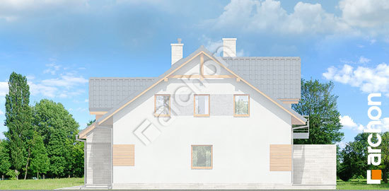 Бочний фасад Будинок в клематисах 10 (АБ) вер. 2