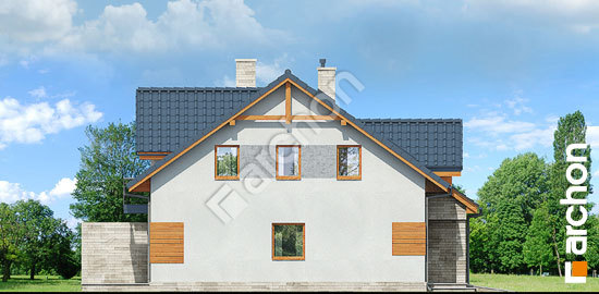 Бочний фасад Будинок в клематисах 10 (АБ) вер. 2