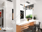 Проект дома ARCHON+ Дом в клематисах 10 (АБ) вер. 2 визуализация кухни 1 вид 1
