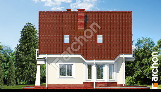 Боковой фасад Дом в винограде вер.2