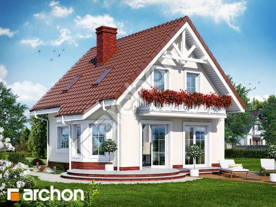 Проект будинку ARCHON+ Будинок у винограді вер. 2 Вид 2