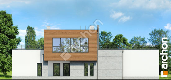 Боковой фасад Дом в огурнике (Г) вер. 2