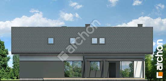 Боковой фасад Дом в сирени 12