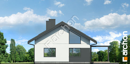 Дворовой фасад Дом в сирени 12