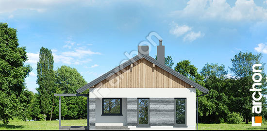 Передний фасад Дом в бродиях 3