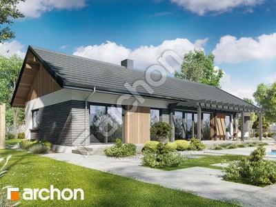Проект будинку ARCHON+ Будинок в бродіах 3 Вид 2