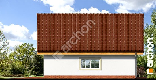 Бочний фасад Г6а - Двомісний гараж 