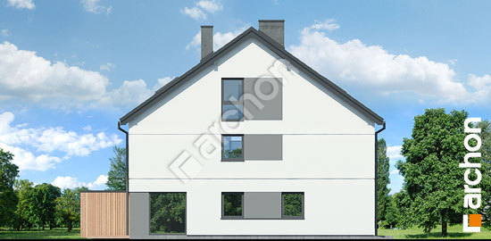 Бочний фасад Будинок під гінко 25 (ГБ)