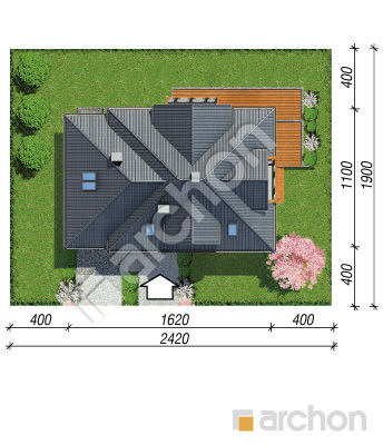 Проект дома ARCHON+ Дом в каннах 3 Ситуація