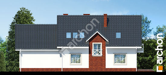 Дворовий фасад Будинок в горошку (Г2) вер. 2