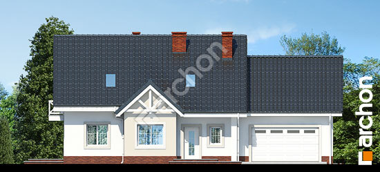 Передній фасад Будинок в горошку (Г2) вер. 2