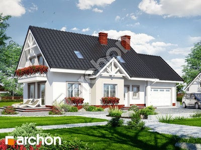 Проект дома ARCHON+ Дом в горошке (Г2) вер.2 