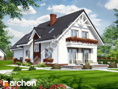 Проект будинку ARCHON+ Будинок в горошку (Г2) вер. 2 Вид 2