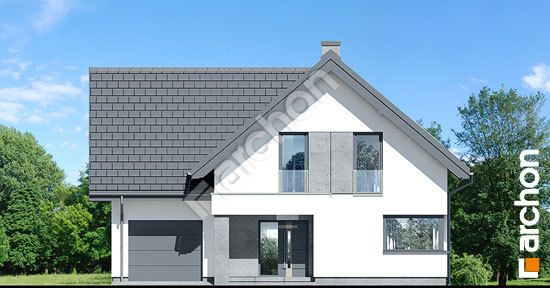 Передній фасад Будинок в рабатках