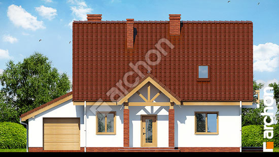 Передний фасад Дом в примулах 3