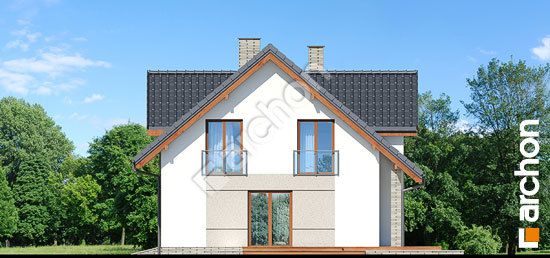 Боковой фасад Дом в шафлерах