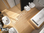 Проект будинку ARCHON+ Будинок в шафлерах візуалізація ванни (візуалізація 3 від 4)