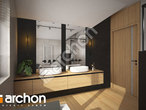 Проект дома ARCHON+ Дом в шафлерах визуализация ванной (визуализация 3 вид 2)