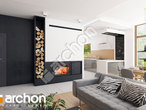 Проект дома ARCHON+ Дом в мекинтошах 6 дневная зона (визуализация 1 вид 1)
