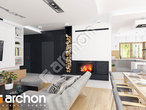 Проект дома ARCHON+ Дом в мекинтошах 6 дневная зона (визуализация 1 вид 2)