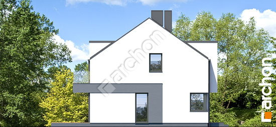 Бочний фасад Будинок на пагорбі 3 (Б)