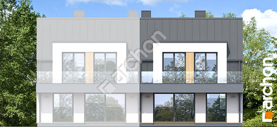 Дворовий фасад Будинок на пагорбі 3 (Б)