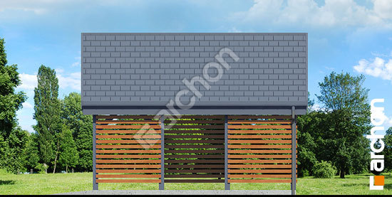 Боковой фасад Навес Н4