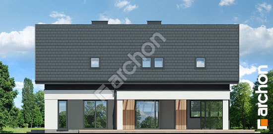 Дворовой фасад Дом в дабециях 4 (Г)