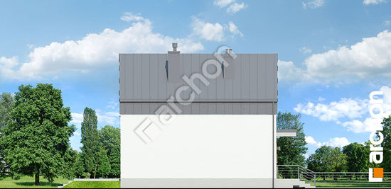 Боковой фасад Дом в подбелах (П) вер.2