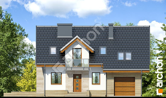 Передній фасад Будинок в рододендронах 15 (ПН)