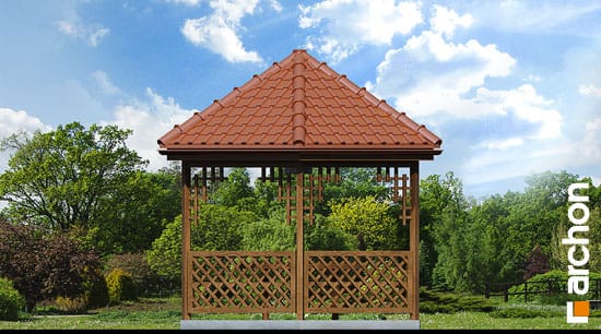 Боковой фасад Беседка A1