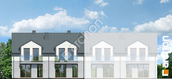 Дворовой фасад Дом под гинко 23 (ГР2Б)