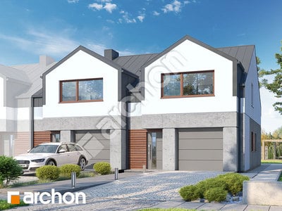 Проект дома ARCHON+ Дом под гинко 23 (ГР2Б) 