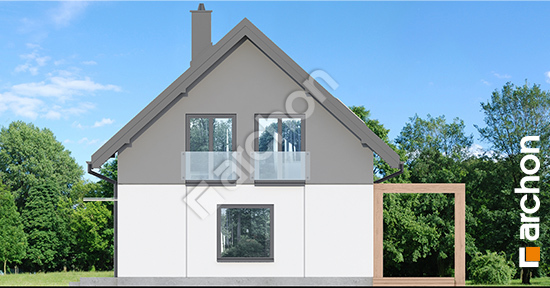 Бочний фасад Будинок в хлорофітумі 23 (Е) ВДЕ