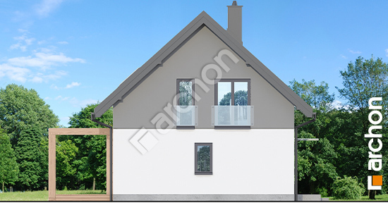 Боковой фасад Дом в хлорофитуме 23 (Е) ВИЭ