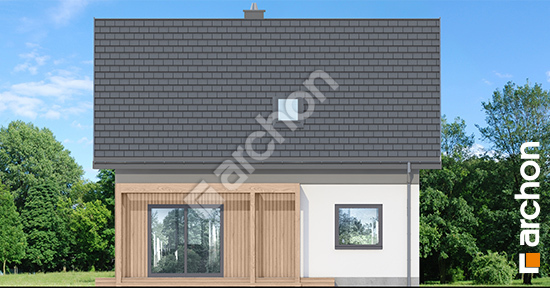 Дворовий фасад Будинок в хлорофітумі 23 (Е) ВДЕ