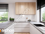 Проект дома ARCHON+ Дом в хлорофитуме 23 (Е) ВИЭ визуализация кухни 1 вид 1