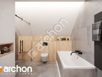 Проект дома ARCHON+ Дом в хлорофитуме 23 (Е) ВИЭ визуализация ванной (визуализация 3 вид 2)