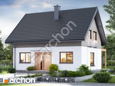 Проект дома ARCHON+ Дом в хлорофитуме 23 (Е) ВИЭ 